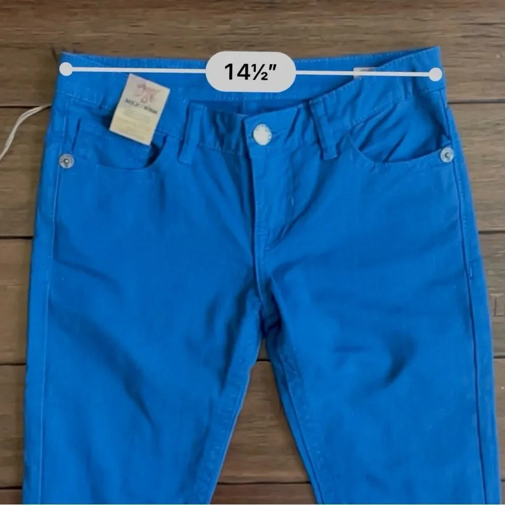 NWT MEK Denim Tyler Cigarette Blue Pants Size 27 × 34 - Picture 6 of 15